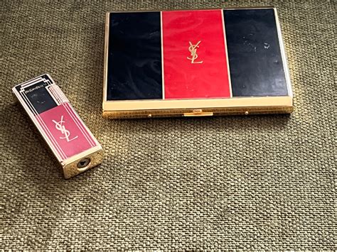 Antique Lighter * YSL Yves Saint Laurent .